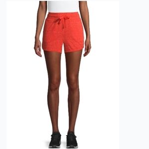 #008 Athletic Works Women's Core Red Athletic Shorts